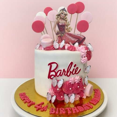 Theme Barbie Cake