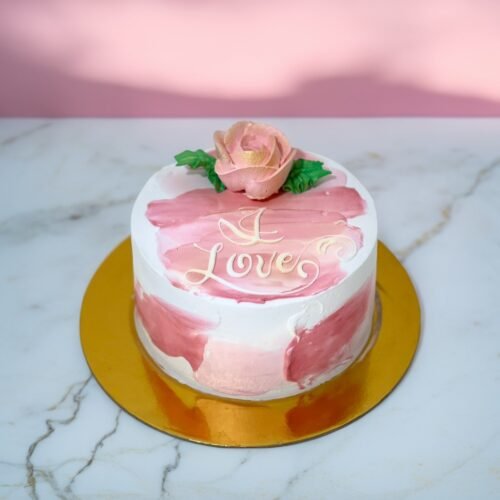 Rose Pink Mini Cake