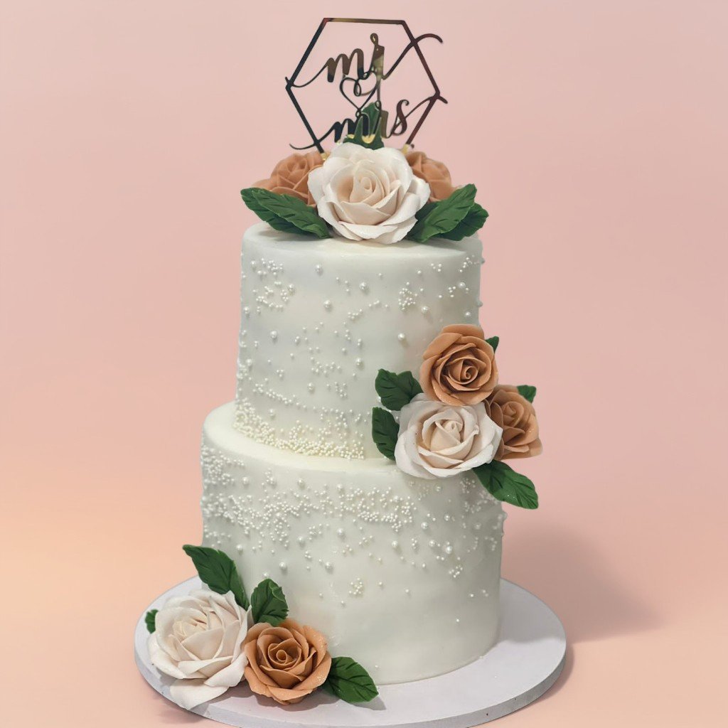 2 Layer Wedding Cake