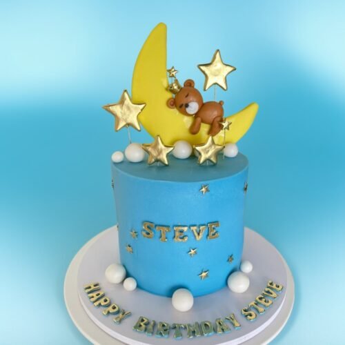 Baby Moon Bear Cake