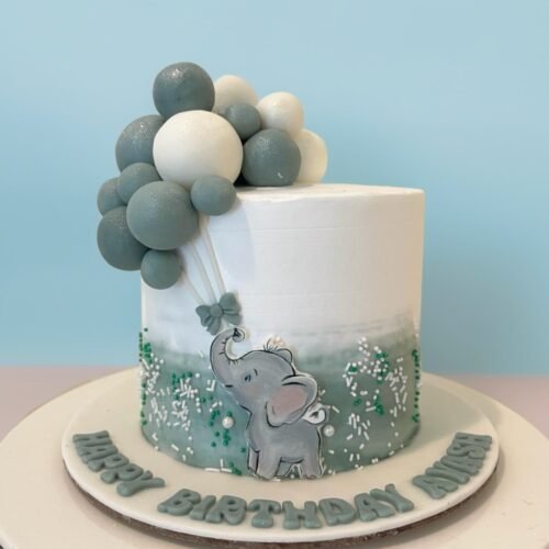 Baby Elephant Cake