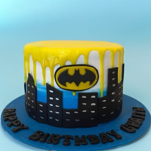 Batman Drip Cake