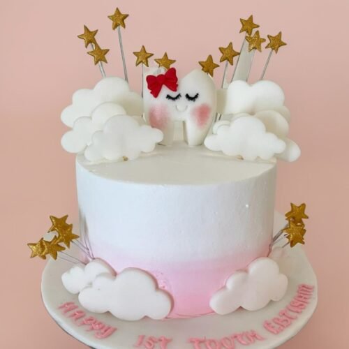 Tooth Design Cake