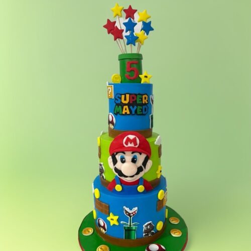 Super Mario Theme Cake