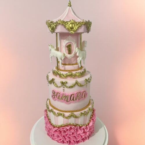 Merry Go Around Cake