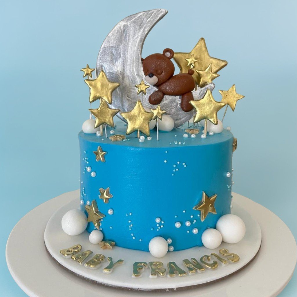 Moon Baby Bear cake