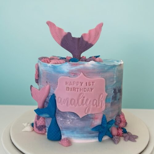 mermaid tail cake