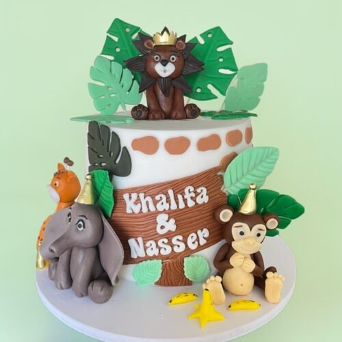 Safari Theme Cake
