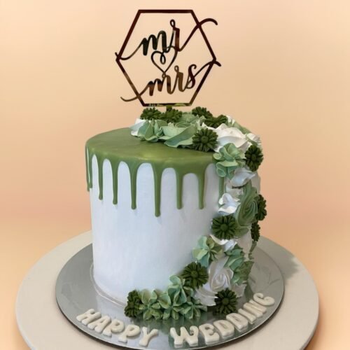 Wedding Cake Elegant Green