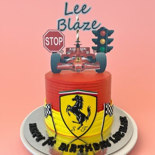 Ferrari Theme Cake