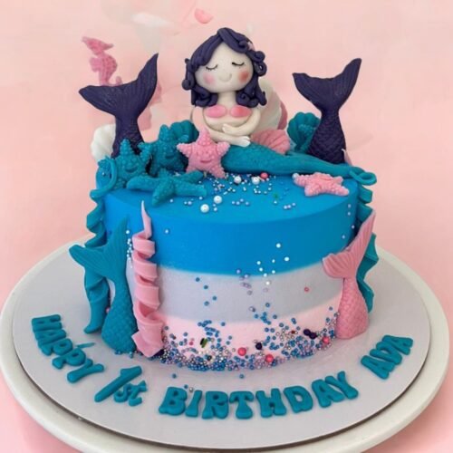 Mermaid Girl Cake