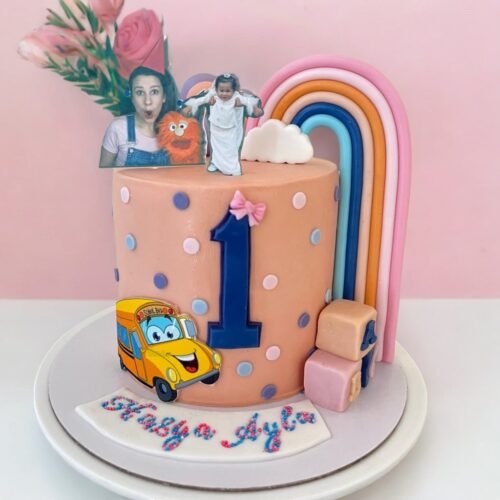 Diana and Roma Rainbow Cake