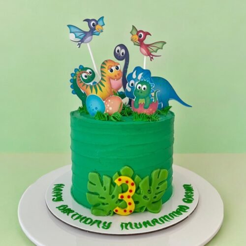 Dinosaur Theme Cake