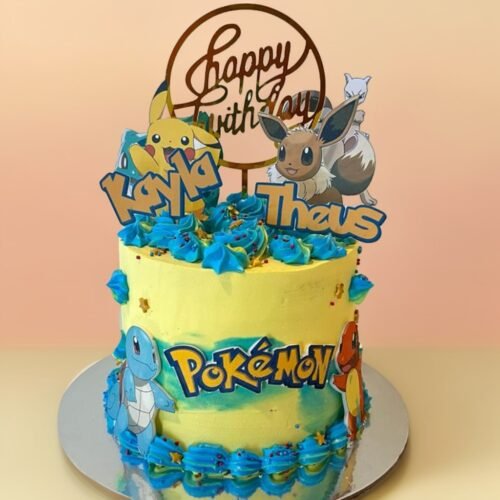 Pokemon Theme Cake