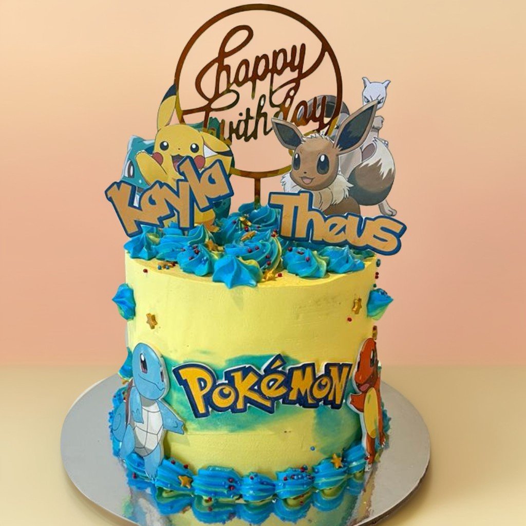 Pokemon Theme Cake