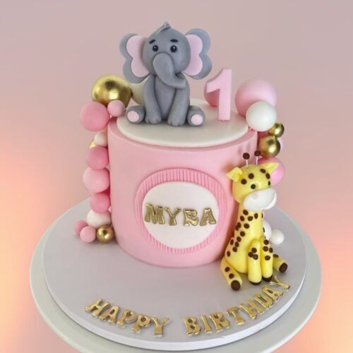 Cute Animals Cake