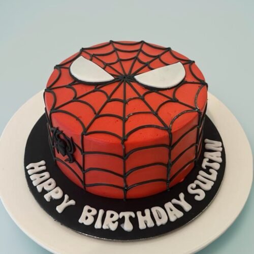 Spiderman Design Cake