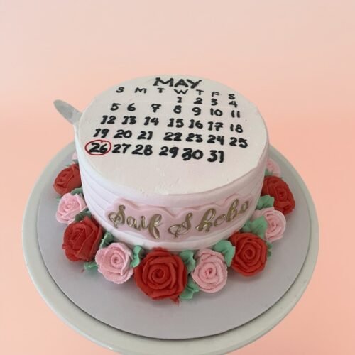 Calendar Cream Cake