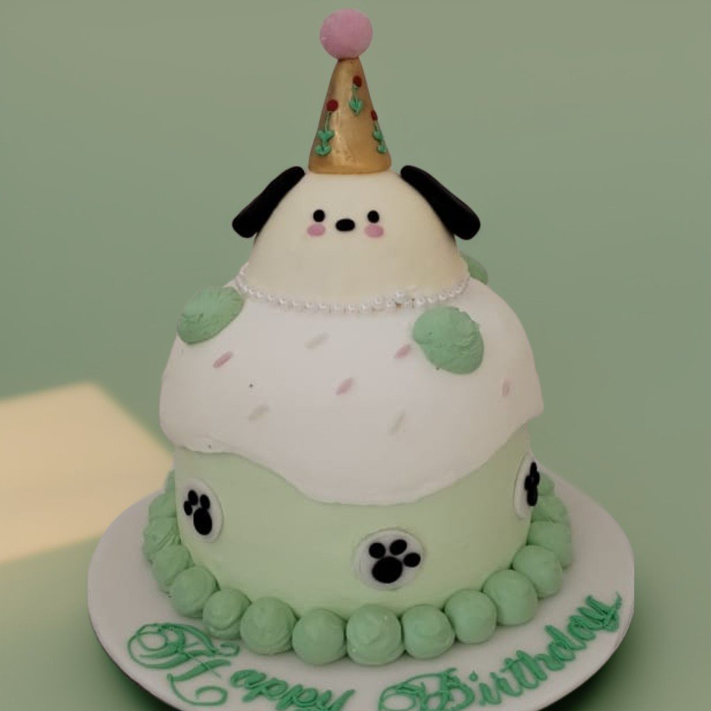 Panda Theme Cake 3D