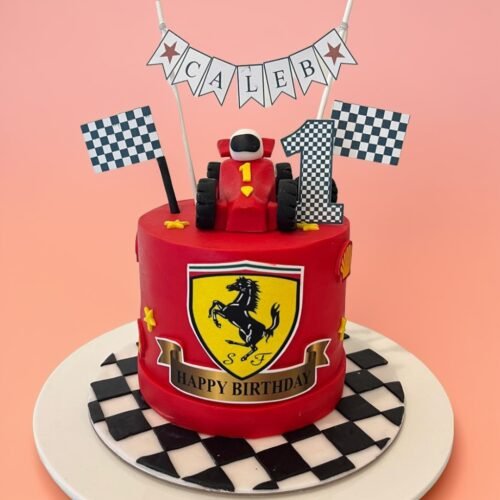 Ferrari Theme Cake 2