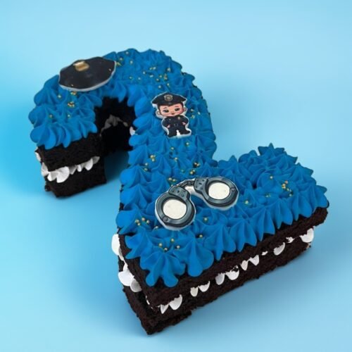 Cops Number Cake