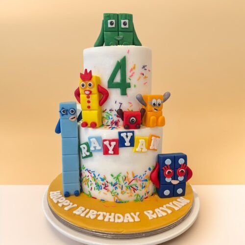 Number Block Cakes