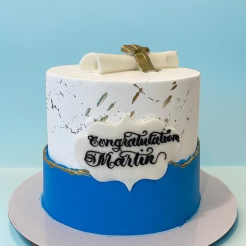 Simple Graduation Cake