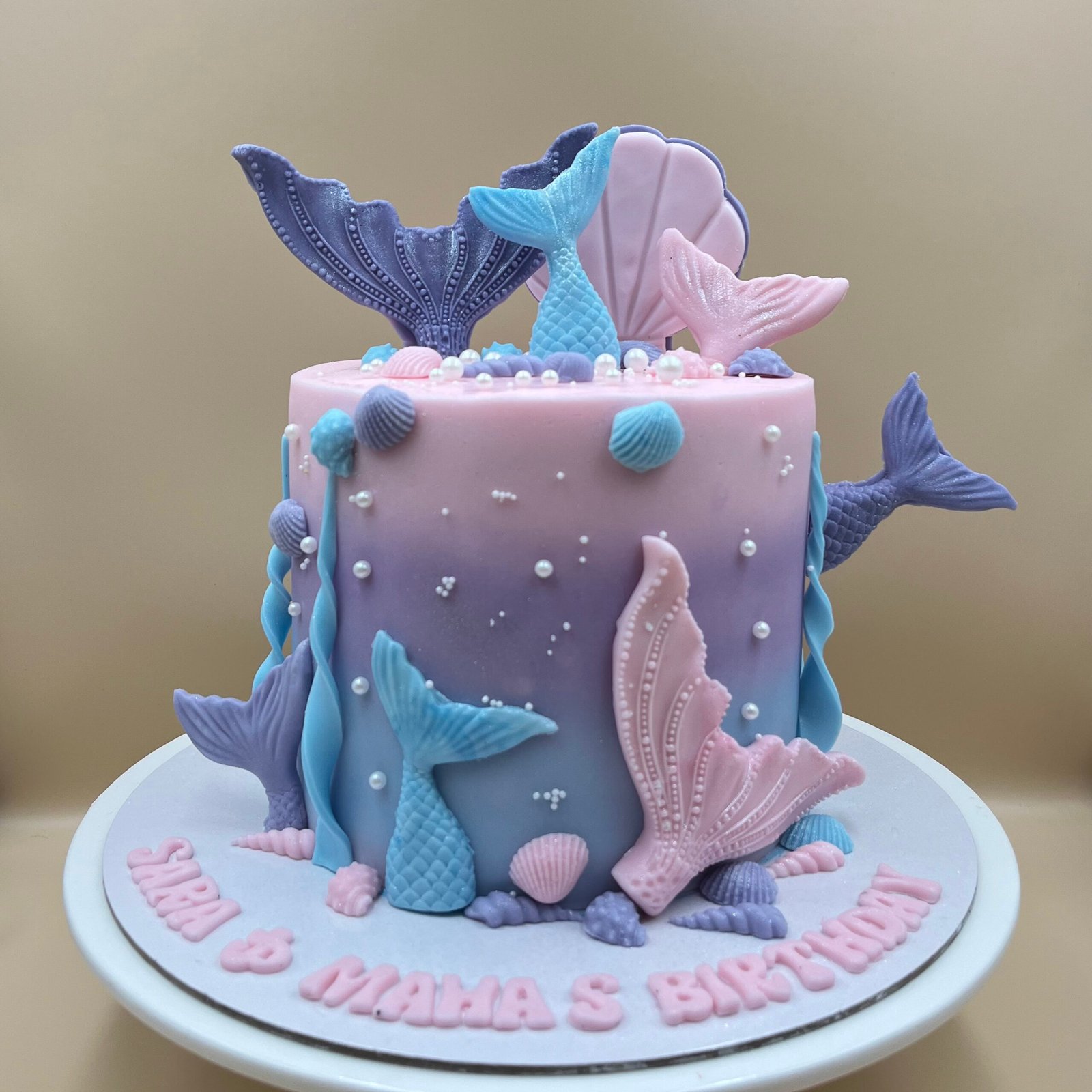 Mermaids Theme Cake