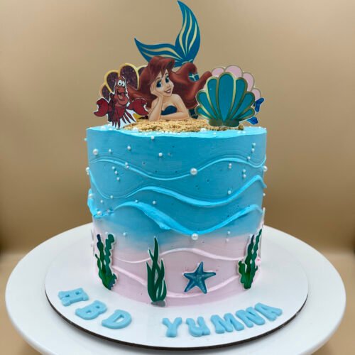 Princess Ariel Cream Cake