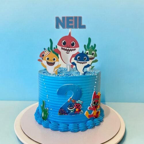Baby Shark Cake Design