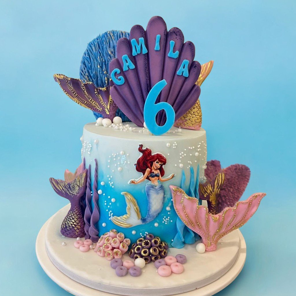 princess ariel cake