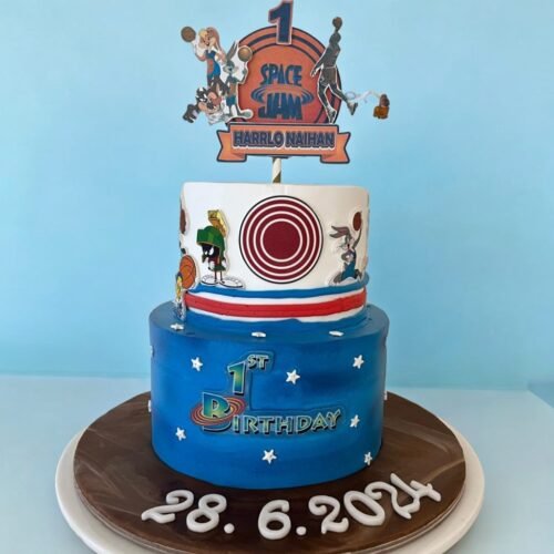 Space Jam Cake 2 layer