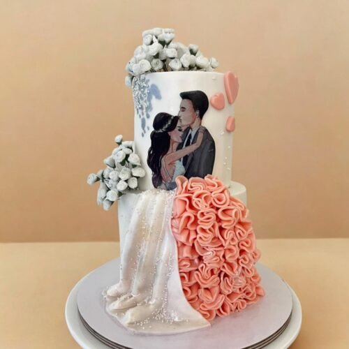 wedding Couple Cake 2 Layer