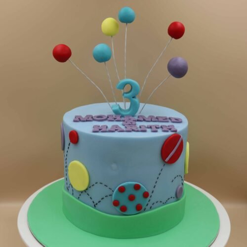 Balloon Theme Cake