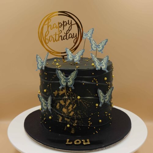 Butterfly In Black Cake