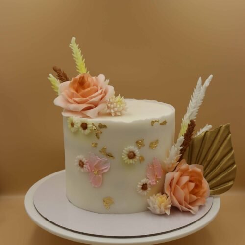 Elegant Flower Cake