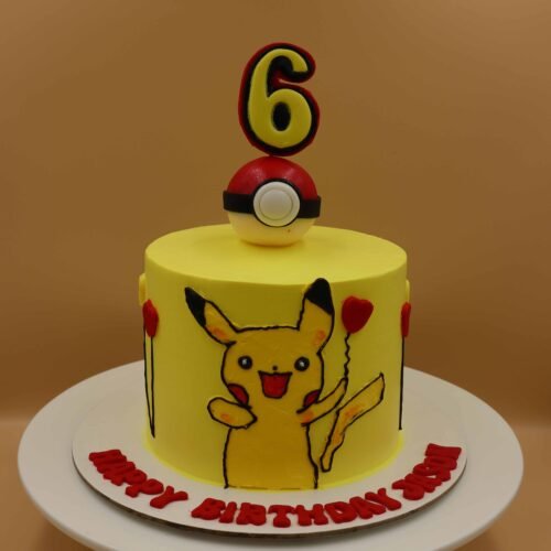 Pikachu Theme Cake