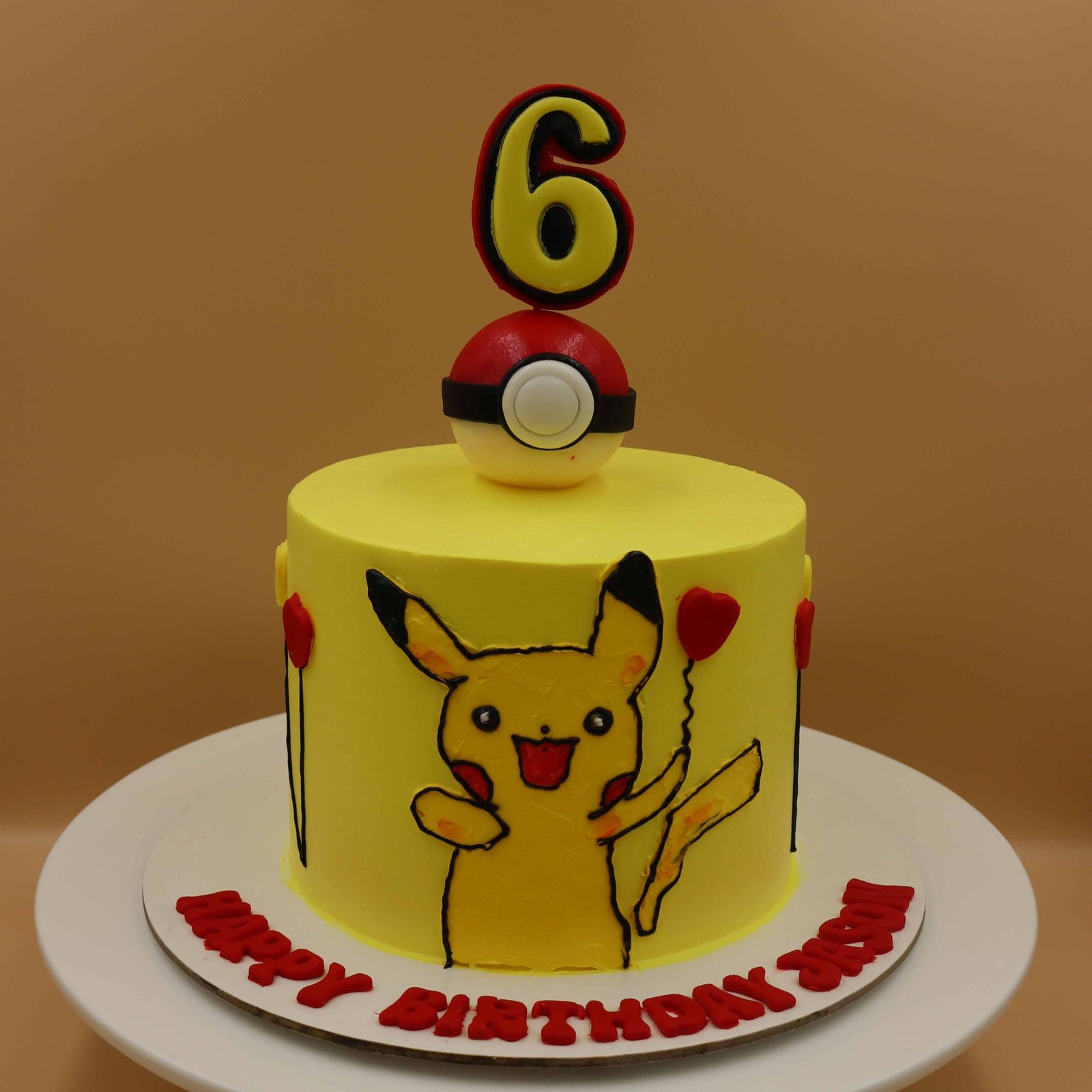 Pikachu Theme Cake