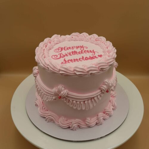 Pink Cream Cake 2