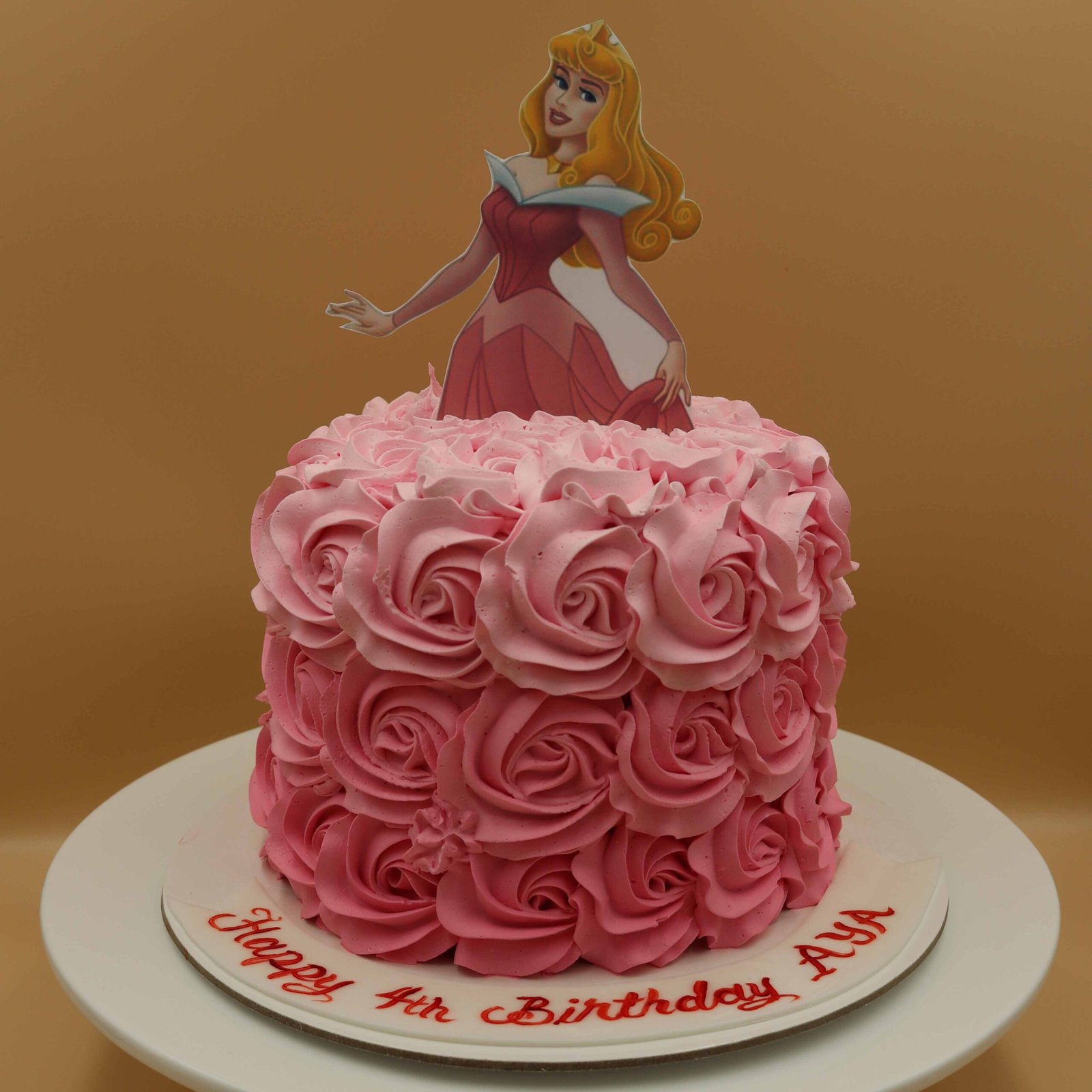 Princess Aurora Pink Cake