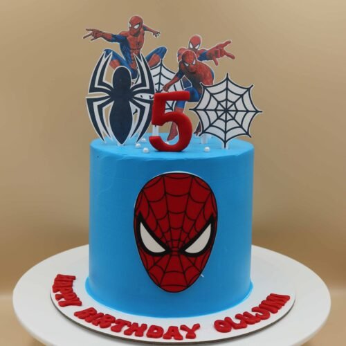 Spiderman figure Cake
