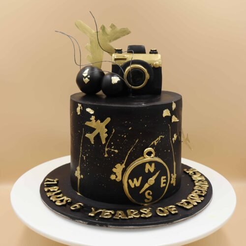 Traveler Theme Black Cake
