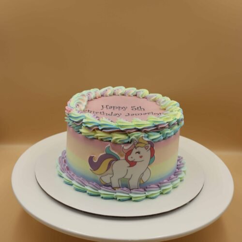 Unicorn Cream Cake