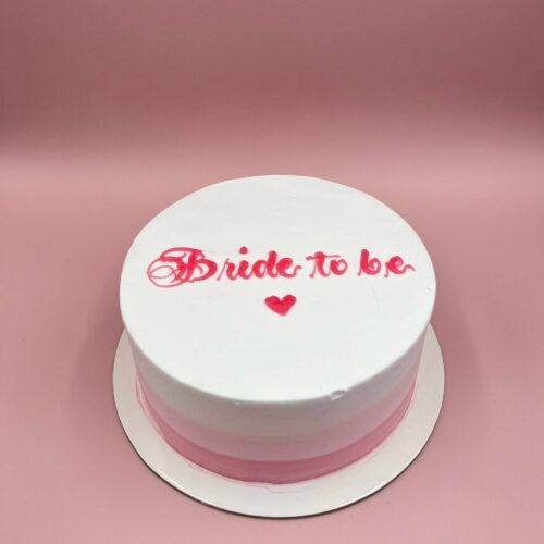 Bride to be Cream Cake