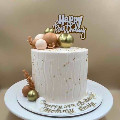 Brown Pearl Cake