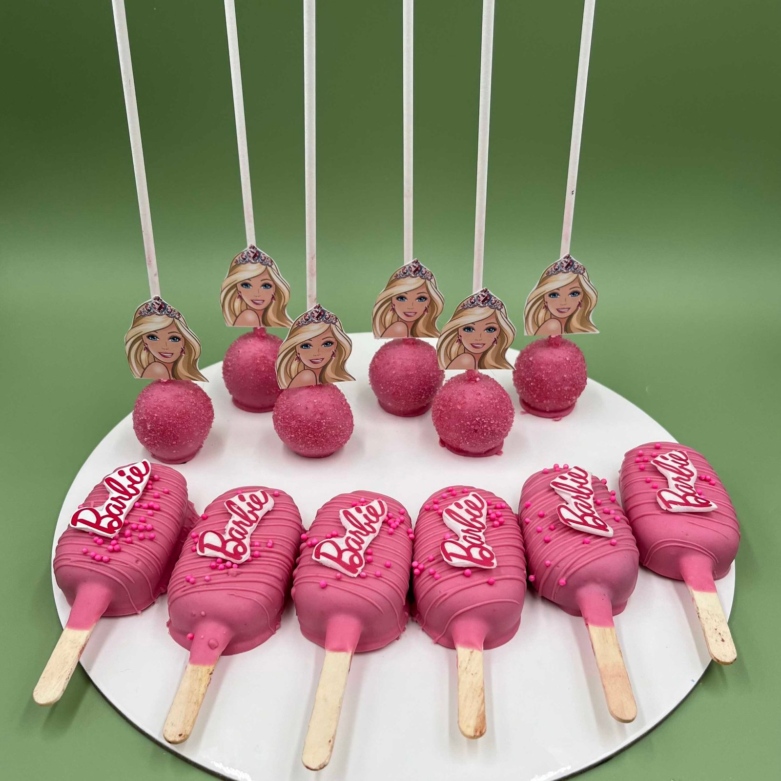 Cakepops 6pc and Cakesicles 6pc Barbie