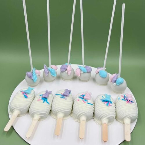 Cakepops 6pc and Cakesicles 6pc Mermaid