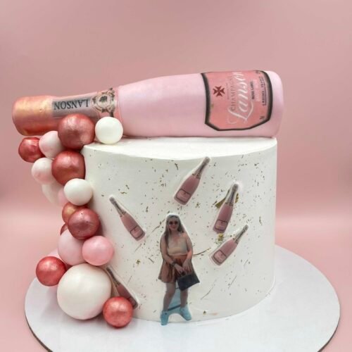 Champagne Theme Cake