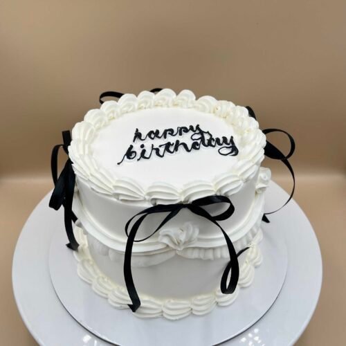 Cream Cake Ribbon