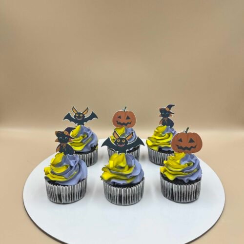 Cupcake Halloween 6pcs